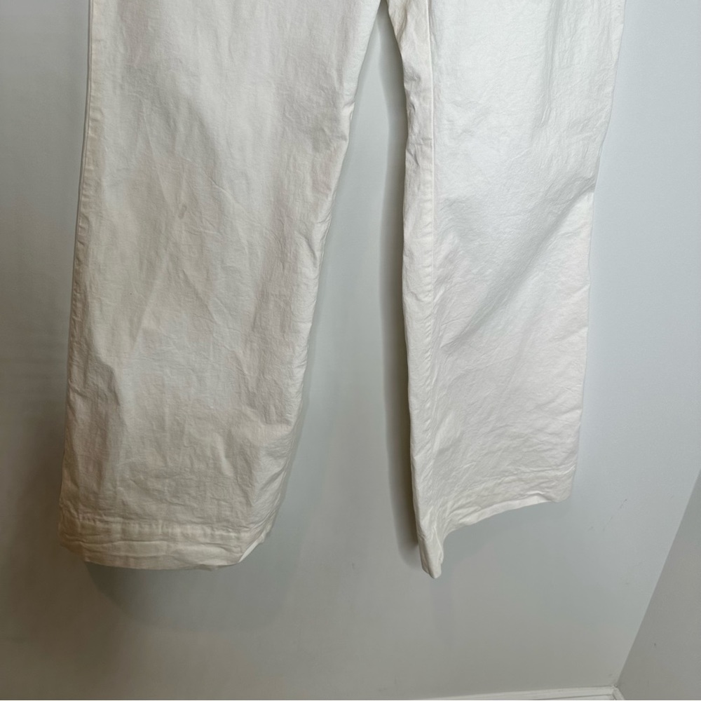 Anthropologie Maeve ‘70s Flare Pant in Ivory White - Picture 5 of 9